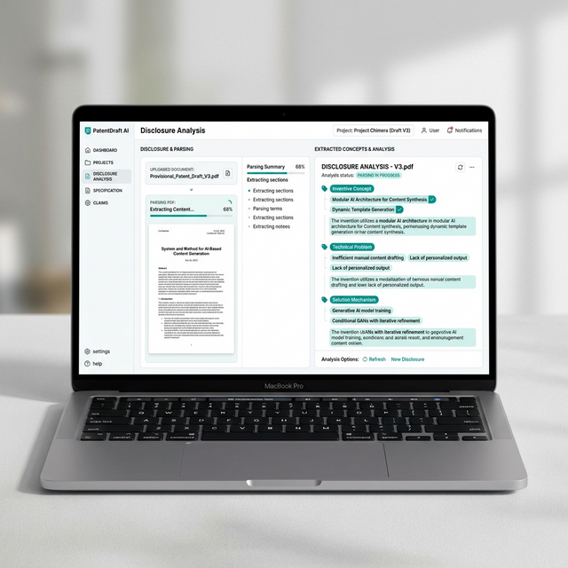 eety.ai — Phase 1: Disclosure Analysis, extracting inventive concepts from uploaded patent documents