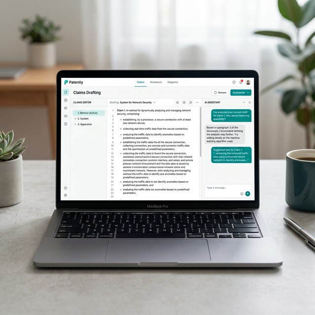 eety.ai — Phase 6: Claims Drafting, patent prose generated with claim alignment and style enforcement